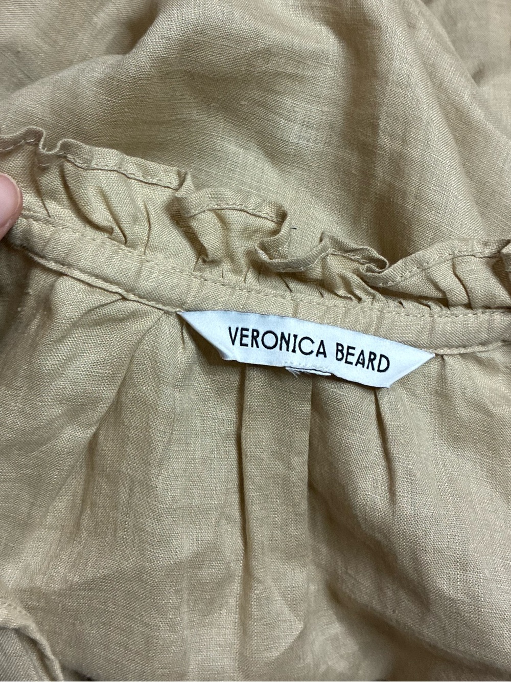Veronica Beard Hawken Linen Mini Dress - Picture 6 of 7